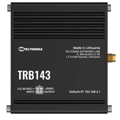 Teltonika Gateway 4G Industrial - 4G Cat 4 / 3G / 2G - Porta Ethernet RJ45 10/100/1000Mbps - Ingresso M-BUS - Design compatto - Connettore Micro USB