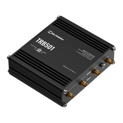 Teltonika Gateway 5G Industrial - 5G Sub-6GHz SA/NSA (fino a 1 Gbps) - Compatibile con le reti 4G LTE e 3G - 1 Porta RJ45 10/100/1000 Mbps - Connettori 4 x SMA per antenne mobili - 1 SIM slot Mini SIM – 2FF