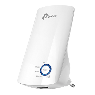 Extender wireless - Frequenza 2.4GHz - Supporta 802.11 b/g/n - Connessione fino a 300 Mbps - Potenza 15dBm - Connettore RJ45 10/100Mbps