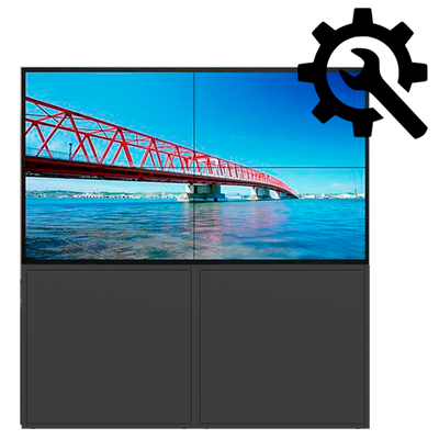 Kit personalizzabile - Kit videowall MxN - Include monitor - Include supporto da pavimento - Personalizza il tuo videowall