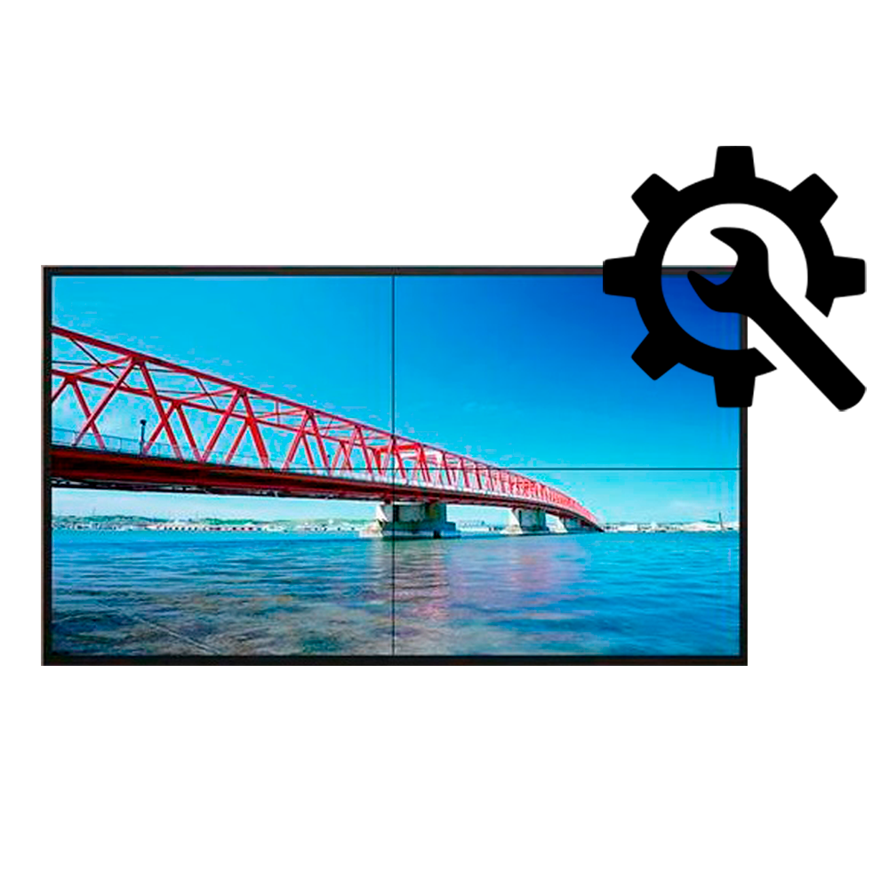 Kit personalizzabile - Kit videowall MxN - Include monitor - Include staffa a parete - Personalizza il tuo videowall