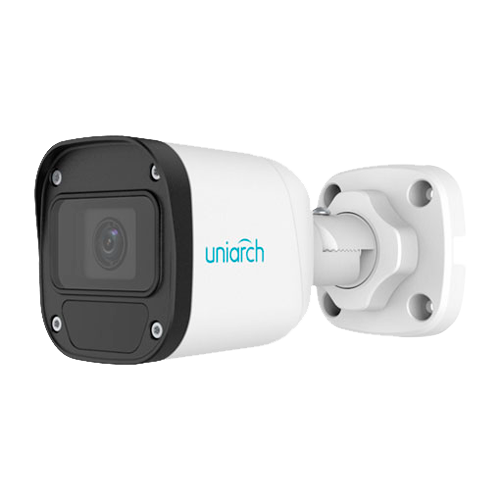 Telecamera Bullet IP Uniview-Uniarch - 2 MP | Ottica 2.8 mm - IR 30 m | DWRD -  - PoE | IP67 - Microfono integrato