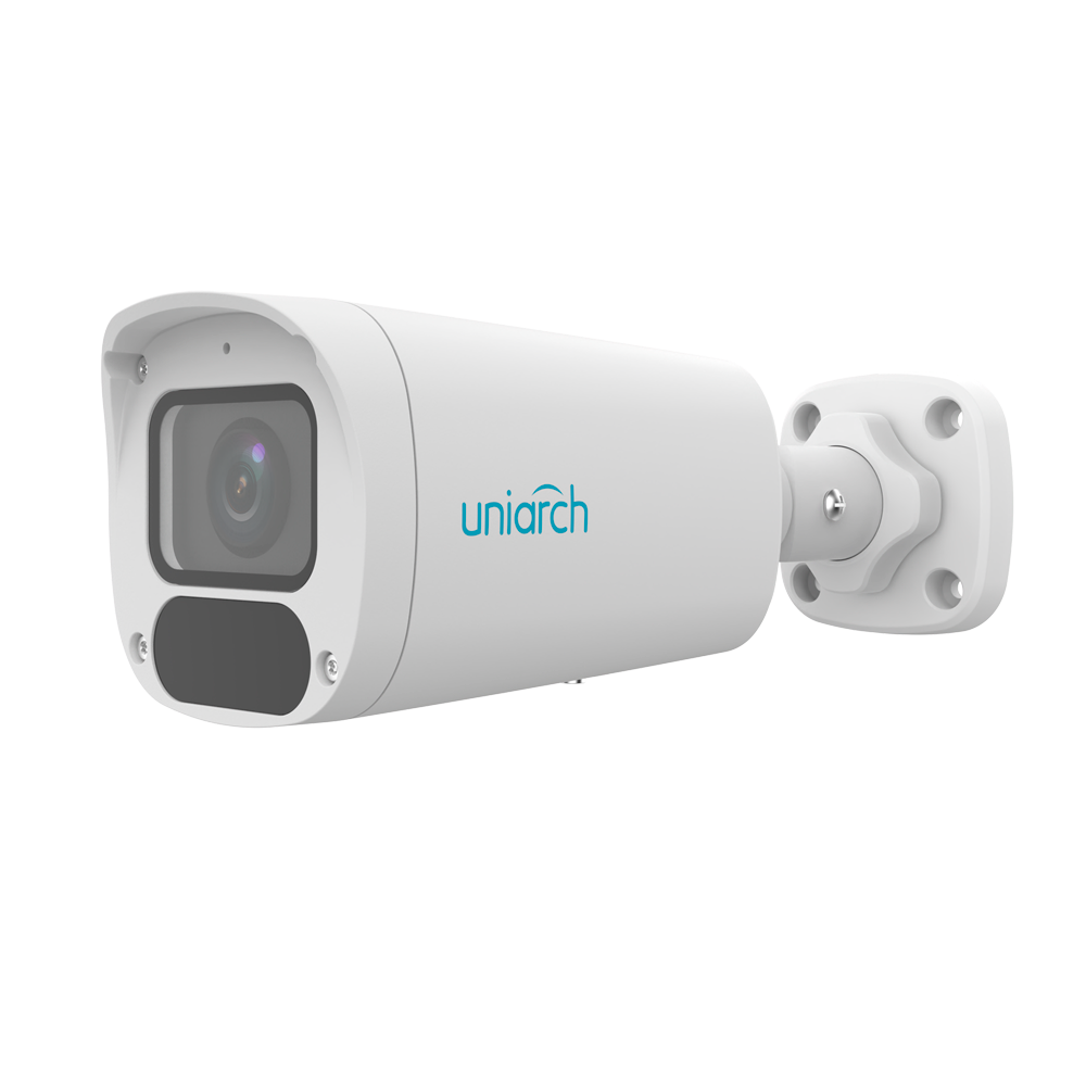 Telecamera Bullet IP Uniview-Uniarch - 4 MP | Ottica 2.8~12 mm - IR 50 m | 120dB WDR - Rilevamento del corpo umano | UMD - PoE | IP67  - Microfono integrato
