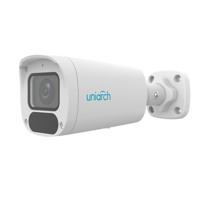 Telecamera Bullet IP Uniview-Uniarch - 4 MP | Ottica 2.8~12 mm - IR 50 m | 120dB WDR - Rilevamento del corpo umano | UMD - PoE | IP67  - Microfono integrato