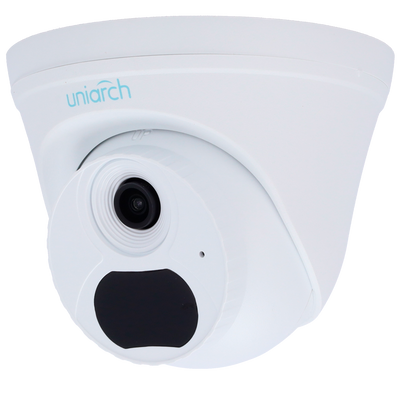 Cámara Turret IP Uniview-Uniarch - 2 MP | Lente 2.8 mm  - IR 30 m | DWRD - Detección de cuerpo humano - PoE | IP67 - Micrófono integrado