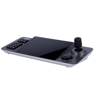 Univisione della tastiera IP - Schermo tattile capacitivo 10.1" (1280x800) - Interfaccia IP/RS-232/RS-485 - Controllo del Joystick 4D - Uscita HDMI - Visualizzazione di 8 canali simultanei