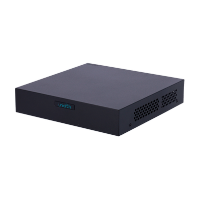 Videoregistratore NVR Uniarch - 8 CH video /  8 CH PoE - Larghezza di banda 64Mbps - SIP | UMD | Ricerca VCA - Risoluzione massima 6 MP - Supporta 1 hard disk fino a 6 TB