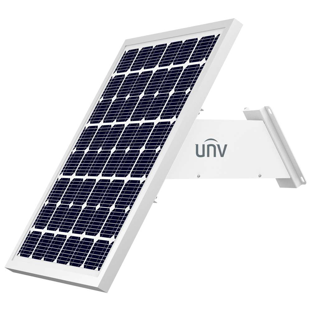 Uniview - Sistema di alimentazione stand-alone per TVCC - Pannello solare da 60W - Batteria al litio LiFePo4 160Wh - Modulo operativo integrato - Staffa per montaggio su palo