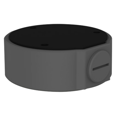 Scatola di giunzione - Per telecamere dome - Per esterni - Installazione a tetto o parete - Passacavo - Colore nero