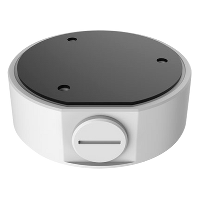 Scatola di giunzione - Per telecamere dome - Per esterni - Installazione a tetto o parete - Passacavo - Colore bianco