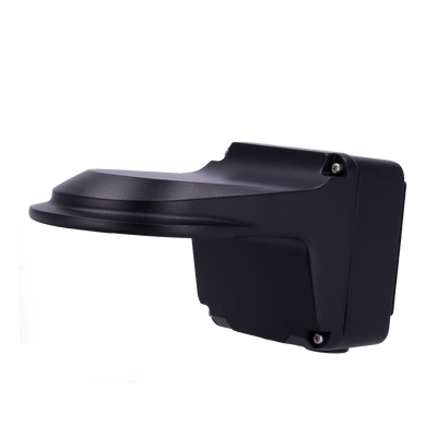 Staffa a parete - Scatola di giunzione - Adatto per esterni - Colore Nero - Compatibile con Uniview - Passacavo