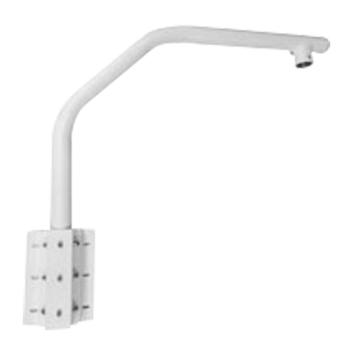 Supporto del cigno - Per dome motorizzate - Adatto per esterni - Colore bianco - Passacavo