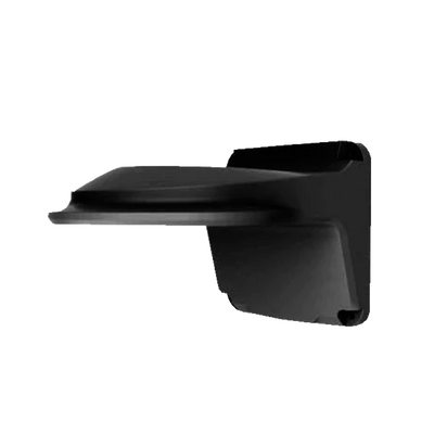 Staffa a parete - Per telecamere dome - Adatto per esterni - Colore nero - Passacavo