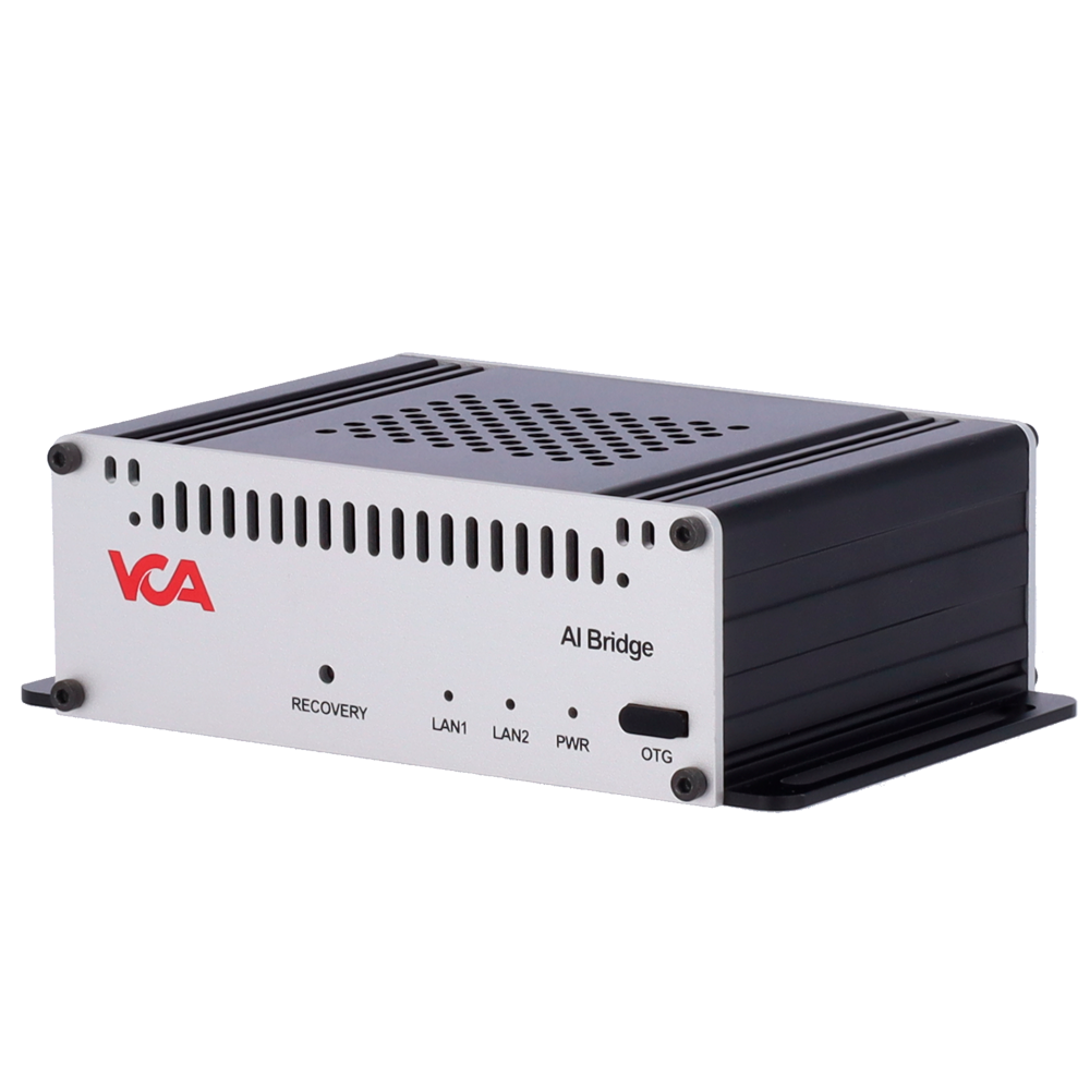 VCA Technology VCAserver AI Bridge - Modello VCA-ABP302 - Nvidia Jetson Orin Nano 8GB - 250GB M.2 NVMe - S.O. Linux Ubuntu 22.04 LTS - Non include le licenze