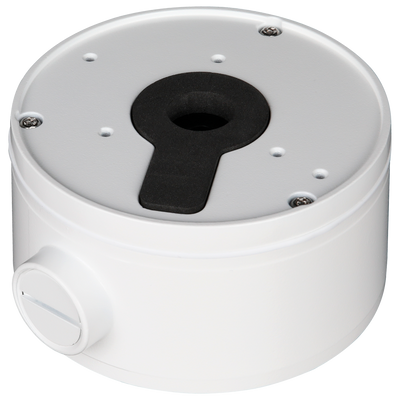 Scatola di giunzione - Per telecamere IPAi (vedi specifiche) - Ø115.8mm. x 60mm. - Adatta per interni/esterni IP66 - Colore bianco (RAL9003) - Passacavo