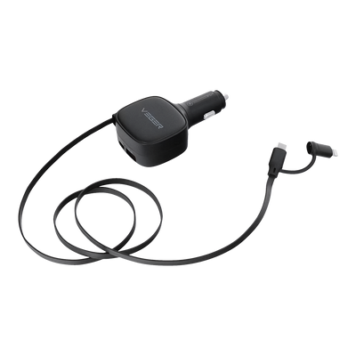 VEGER - Mechero coche - Potencia 84W - Carga rápida PD 30W