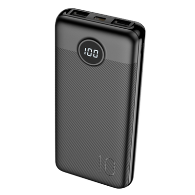 VEGER Mini Power bank con display LCD - Capacità 10000mAh - Ingressi USB-C