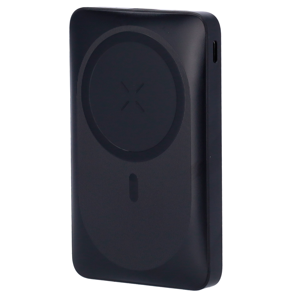 VEGER Power bank con supporto - Capacità 10000mAh - Ingressi Lightning e USB-C - Uscite USB-A