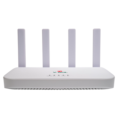 V-SOL Router ONT Wi-Fi 6 - 1X PON 1x LAN RJ45 2.5GE 3x LAN RJ45 GE 1x RJ11  - 802.11ax 2x2 dual band 2.4 e 5GHz  - Ideale per l'FTTH domestico e aziendale