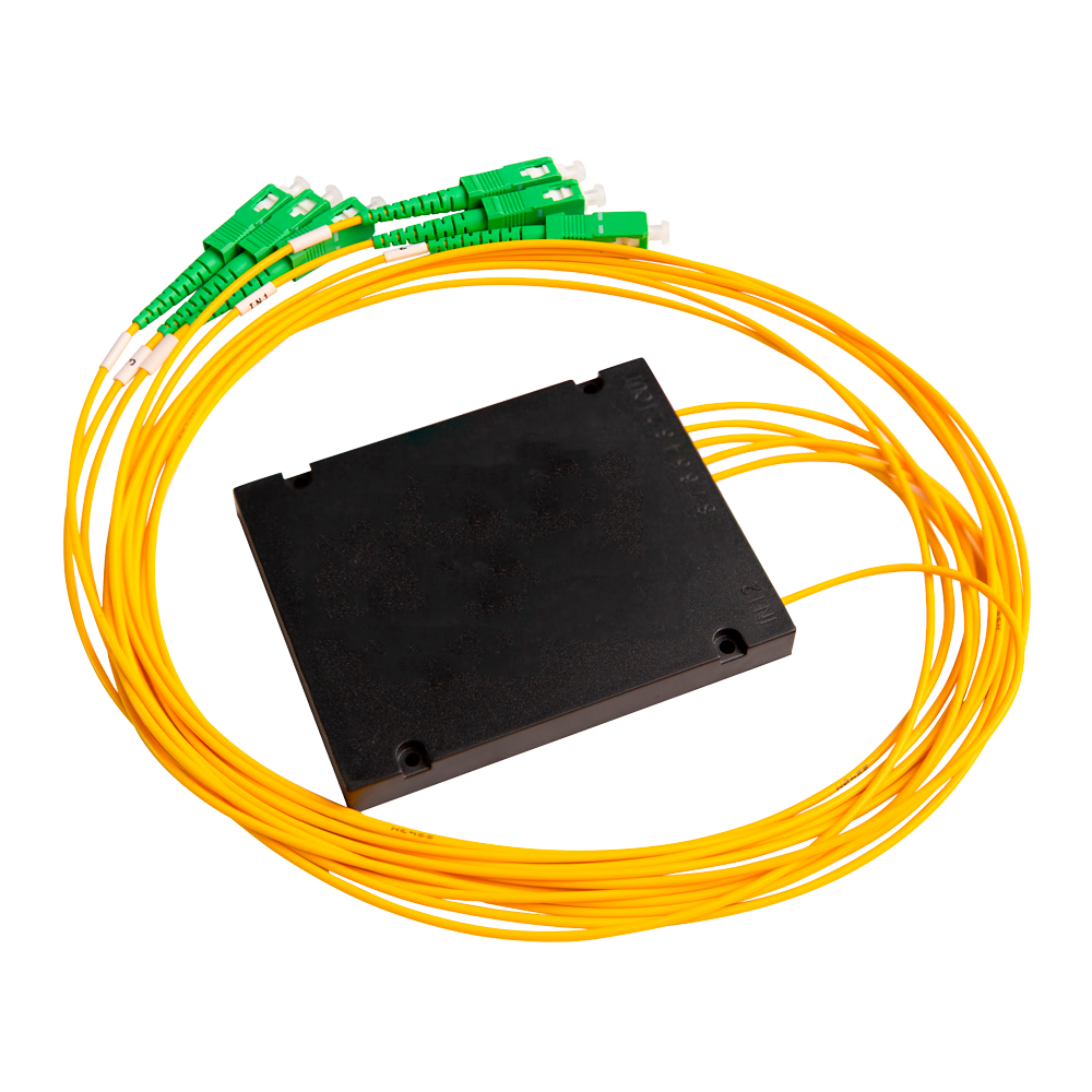 Vsol Splitter Ottico Passivo  -  Lunghezza d'onda da 1260 nm a 1650nm - Compatibile con soluzioni Vsol e standard - 1 x Connettore SC uplink  - 2 x Connettori SC per ONU