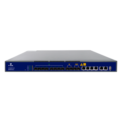 V-SOL 8 Porte Pon Gpon OLT  - 4 Porte RJ45 GE + 2 SFP/GE + 2SFP+ - Fino a 128 ONT per dispositivo - Distanza di trasmissione fino a 20 km - Routing Layer 3 ( NAT