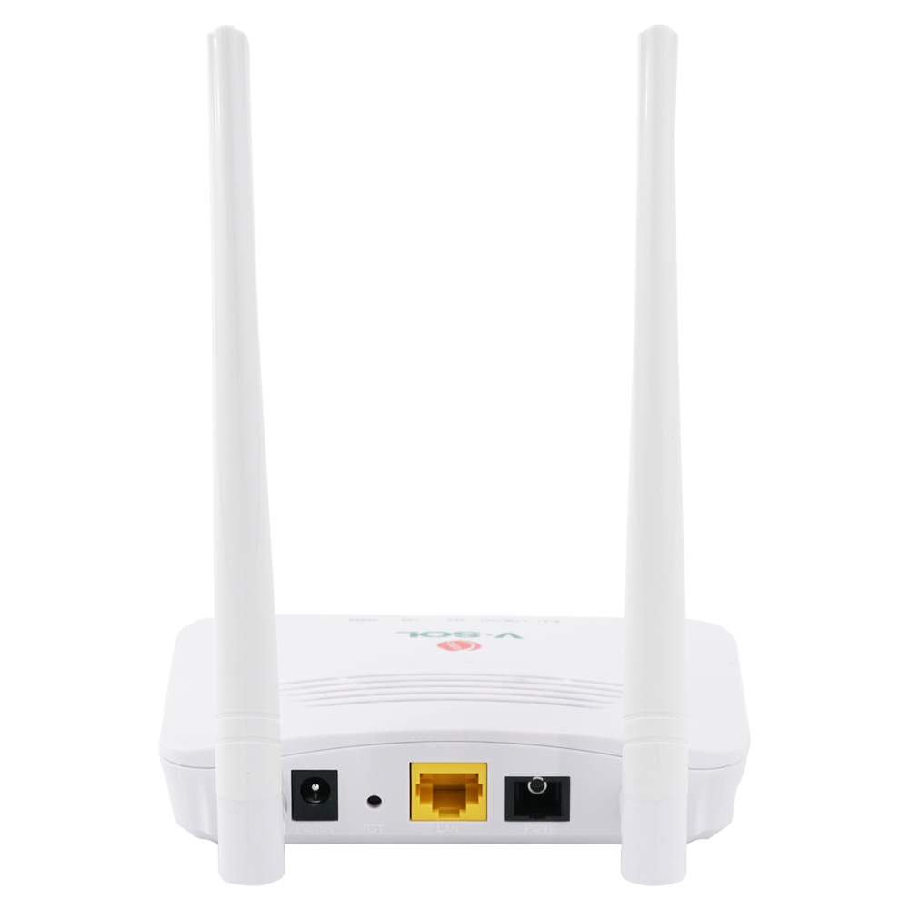 V-SOL Router ONT Wi-Fi 4 - 1X PON  1x LAN RJ45 10/100/1000Mbps - 802.11ac 2x2 dual band 2.4 e 5GHz  - Ideale per l'FTTH domestico e aziendale