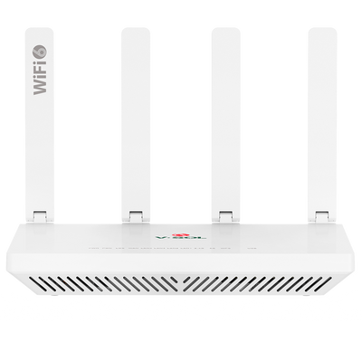 V-SOL Router ONT Wi-Fi 6 AX3000 - 1X PON  4x LAN RJ45 10/100/1000Mbps 1x USB3.0 - 802.11ac 2x2 dual band 2.4 e 5GHz  - Ideale per l'FTTH domestico e aziendale - Progettato per creare una rete Mesh completa