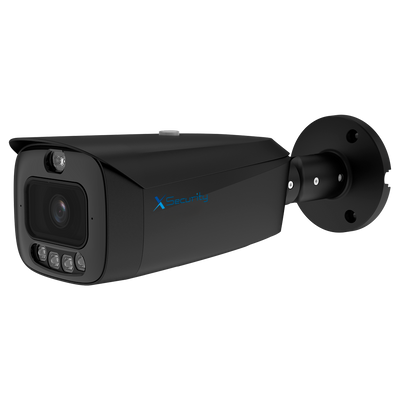 Cámara Bullet IP 4 Megapixel Wizcolor - 1/1.8” Progressive Scan CMOS - Lente 2.8 mm | IR+Luz Blanca 50 m - WDR | Micrófono integrado - Funciones Inteligentes | IP67 - Color negro