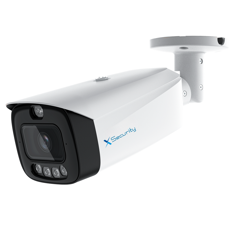 Cámara Bullet IP 4 Megapixel Wizcolor - 1/1.8” Progressive Scan CMOS - Lente 2.8 mm | IR+Luz Blanca 50 m - WIZCOLOR