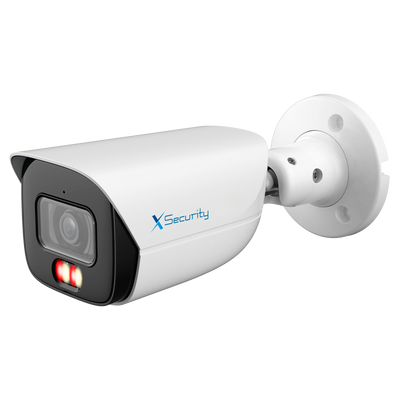 X-Security Telecamera IP Bullet - 4 Megapixel (2688x1520) - Ottica 2.8mm - WDR 120dB | Dual Light(IR 50m e Luce Bianca 50m) - WizSense