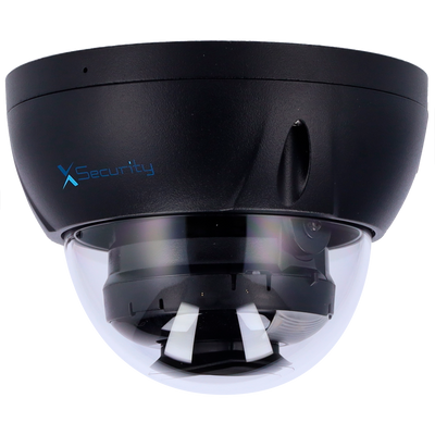 X-Security Telecamera IP Dome - 6 Megapixel (3288x1850) - Lente fissa 2.8mm - WDR 120dB | Dual Light(IR 30m e Luce Bianca 30m) - WizSense