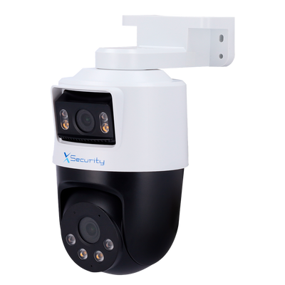 Telecamera PT IP X-Security Wizcolor - Risoluzione ottica fissa e PT 2 MP (1920x1080) - Ottica fissa 3.6 mm | Ottica PT 3.6 mm - Luce bianca 30m | WDR 120dB | Microfono incorporato - WizSense