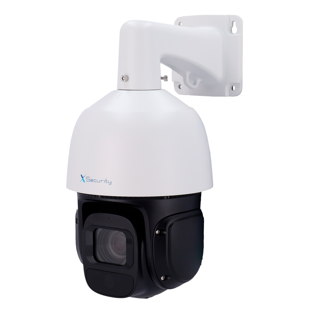 Telecamera IP PTZ X-Security 4 Mpx Gamma Pro - Ottica varifocale 4~40 mm (zoom ottico 10x) - Dual Light  | Portata IR 70 m | Luce bianca 30 m - IVS (Protezione perimetrale) | SDM 3.0 - Rilevamento del volto | Auto Tracking - IP66 | Audio | Al...
