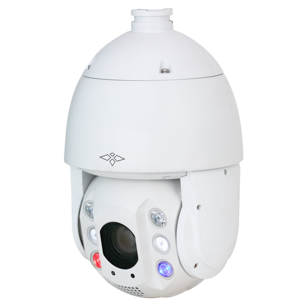Telecamera IP PTZ X-Security 4 Mpx Gamma Pro - Ottica varifocale 4.8~154 mm (zoom ottico 32x) -  Dual Light  | IR 150 m | Luce bianca 50 m - IVS (Protezione perimetrale) | SDM 4.0 - Rilevamento dei volti | Auto Tracking | Starlight - IP66 | A...