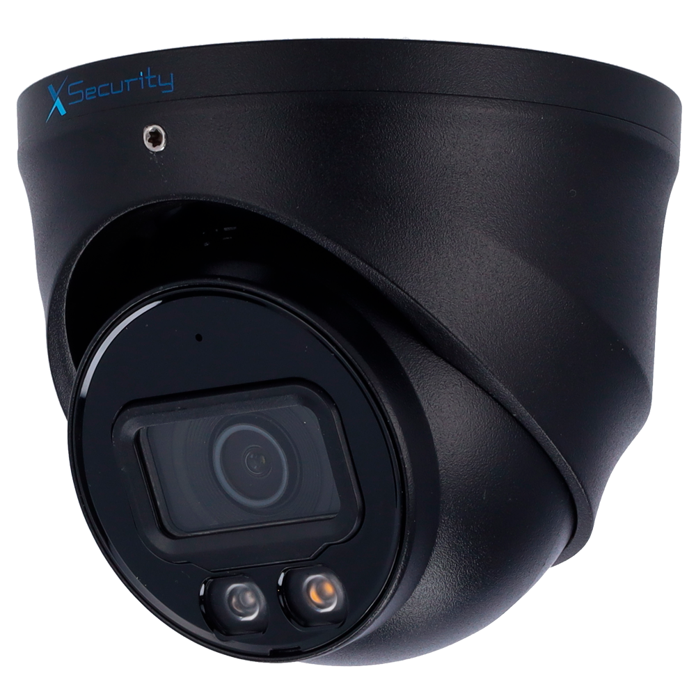 X-Security Telecamera IP Turret  - 6 Megapixel (3288x1850) - Ottica 2.8mm |  - WDR 120 dB | Dual Light portata 30 m - WizSense