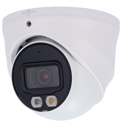 Telecamera Turret IP X-Security Gamma PRO - 8 Megapixel (3840x2160) - Lente fissa 2.8 mm - IVS (Perimeter Protection) | SMD Plus - MicroSD | Dual Light portata 30 m - Waterproof IP67 | Microfono integrato | PoE