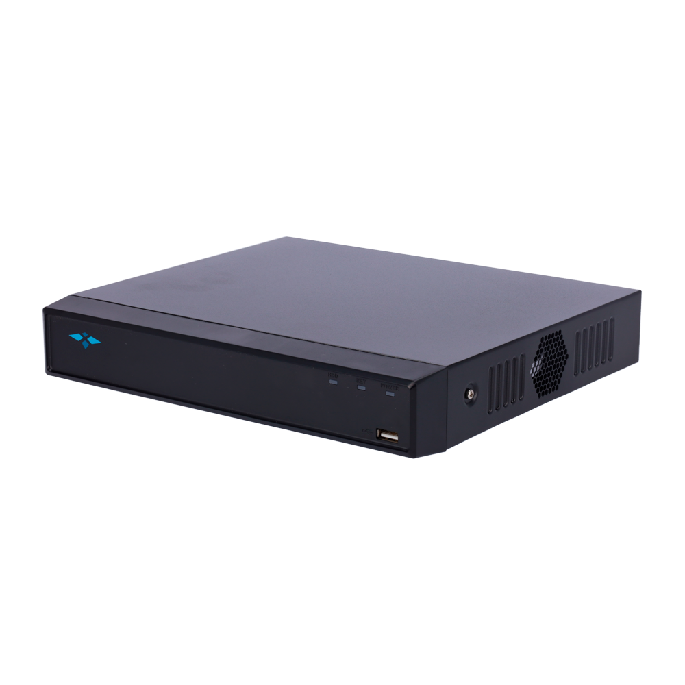 Videoregistratore IP X-Security AI - 8 CH video IP / 8 porte PoE - Risoluzione massima di registrazione 12 Mpx - Larghezza di banda 80 Mbps - Uscita HDMI Full HD e VGA - Ammette 1 hard disk