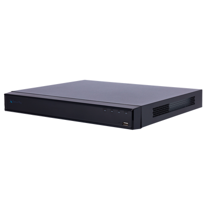 X-Security NVR - Massima risoluzione 16 Megapixel - 32 CH / 16 porte PoE af/at - Compressione H.265 / H.264 | 2 HDD - Uscita HDMI 4K | Uscite allarme - SMD