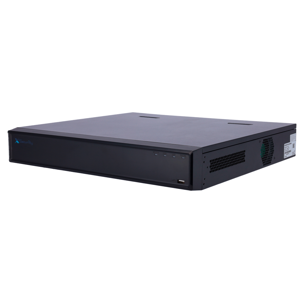 X-Security NVR - Massima risoluzione 16 Megapixel - 16 CH | 16 porte PoE af/at - Compressione H.265 / H.264 | 4HDD - Uscita HDMI 4K | Uscite allarme - SMD