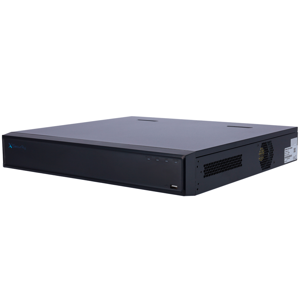 X-Security NVR WizMind - Massima risoluzione 32 Megapixel - 32 CH - Compressione H.265 / H.264 | 4 HDD - Uscita HDMI 4K | Uscite allarme - SMD