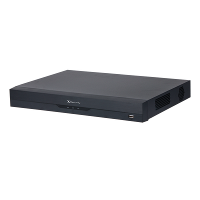 Videograbador 5n1 X-Security - 16 CH HDTVI/HDCVI/AHD/CVBS + 8 IP - Resolución máxima 5 Mpx - Audio sobre coaxial | SMD | AcuPick - 2 CH Reconocimiento facial - IVS Wizsense | 2 HDD | Alarmas. x