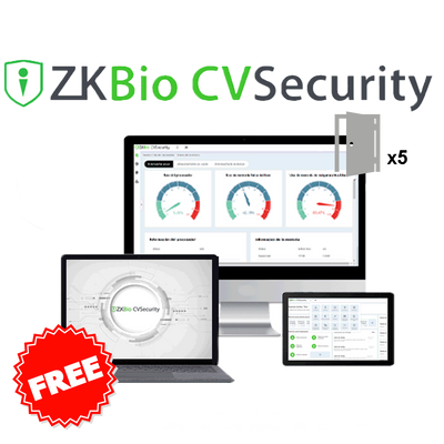 Licenza software per il controllo accessi - Modulo base per il controllo accessi - 5 porte - Utenti