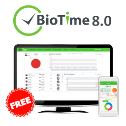 Licenza software per la rilevazione presenze - 2 dispositivi / 100 utenti / 1 APP - Timbrature da remoto con ZK-BIOTIMEAPP-x - Report di base - Pagamento unico | Licenza perpetua - Software installato su PC o server
