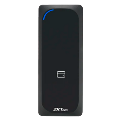 Lettore di accesso da incasso - Accesso tramite scheda EM e MF DESFire - Indicatore a LED e acustico - Wiegand 34/66 | RS485 - Compatibile con i controller ZKTeco - Adatto per esterni IP65