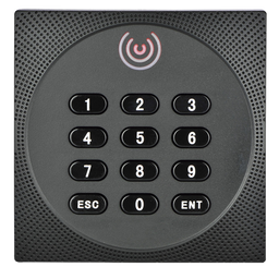 Lettore di accesso - Accesso tramite scheda EM e PIN - Indicatore a LED e acustico - Wiegand 26/34 - Compatibile con i controller ZKTeco - Adatto per esterni IP64