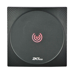 Lettore di accesso - Accesso tramite scheda EM e MF DESFire - Indicatore a LED e acustico - Wiegand 34 - Compatibile con i controller ZKTeco - Adatto per esterni IP65