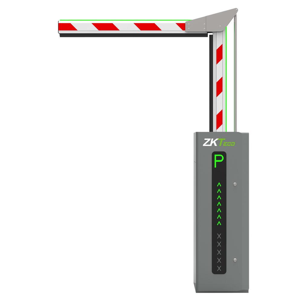 Barriera parcheggio - Braccio angolato a 90º (3 m) - Apertura a destra | 5.000.000 cicli - Indicatori LED | Modalità di emergenza - Possibilità di batteria di back-up - Adatta per esterni