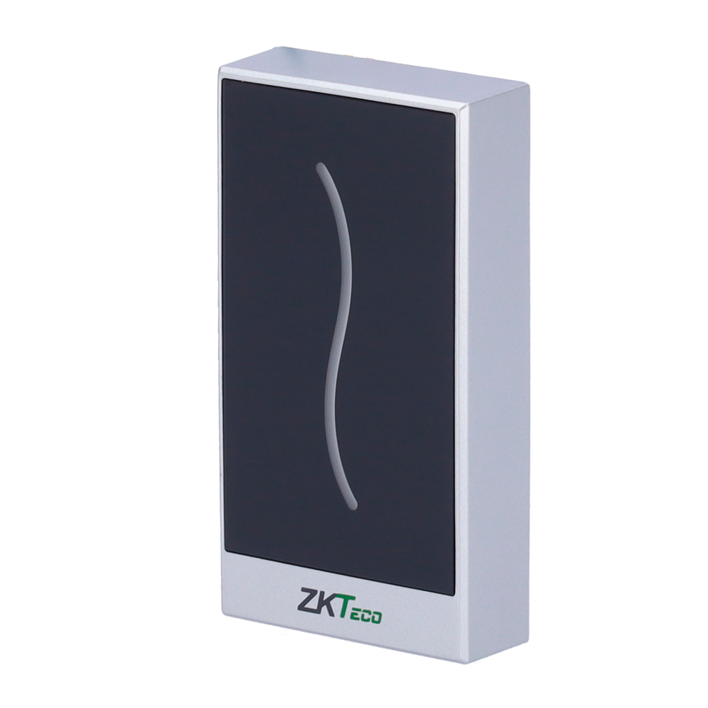 Lettore di accesso - Accesso con scheda EM - Indicatore a LED e acustico - Wiegand 26/34 - Compatibile con i controller ZKTeco - Adatto per esterni IP65