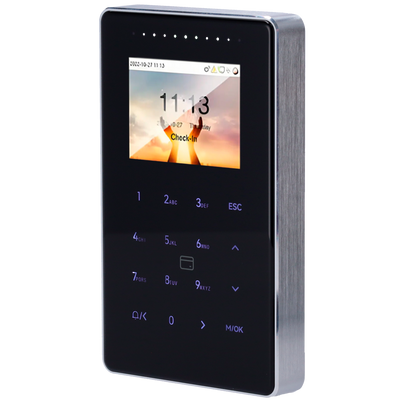 Controllo accessi e presenze IP65 IK04 - Scheda EM/MF e PIN - 50.000 schede | 200.000 registri - 2.4" TFT | TCP/IP