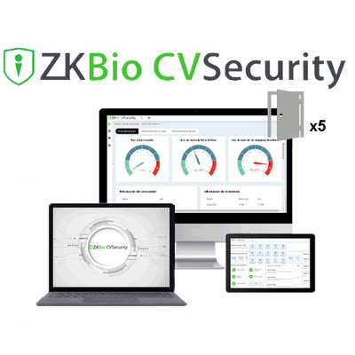 Licenza software per progetti - Modulo controllo accessi 5 porte - Architettura Server/Browser - Collegamenti globali | Allarmi ed eventi via e-mail - Compatibile con dispositivi ZKTeco (Push/Pull) - Database professionale PostgreSQL